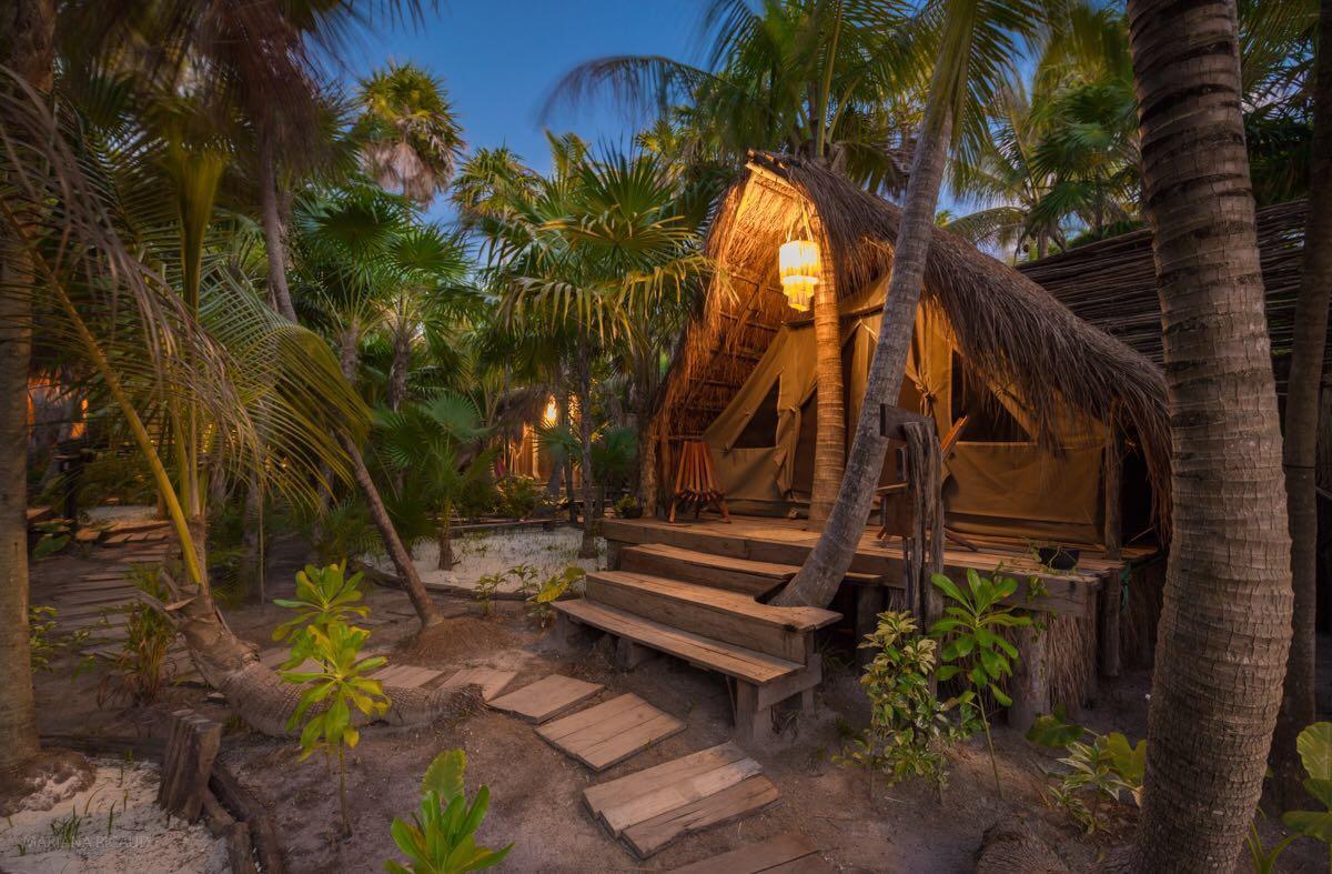 Готель Nativus Glamping & Cenote Тулум Екстер'єр фото